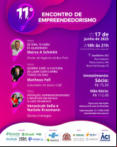 Com inscrições esgotadas, 11° Encontro de Empreendedorismo ocorre na próxima terça-feira